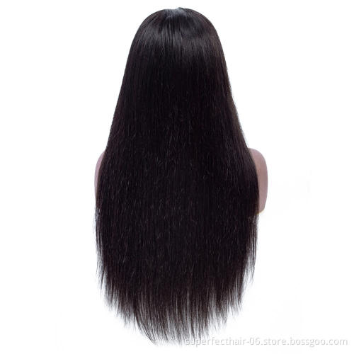 New Arrival Wholesaler Price Virgin Hair 13*6 Lace Front Brazilian Remy Human Hair Lace Wig